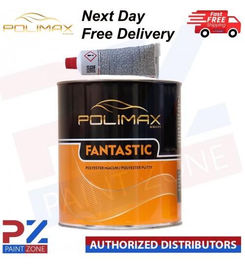 POLIMAX Body Filler Large 3 Litre Fantastic Super Quality Body Repair Supplies